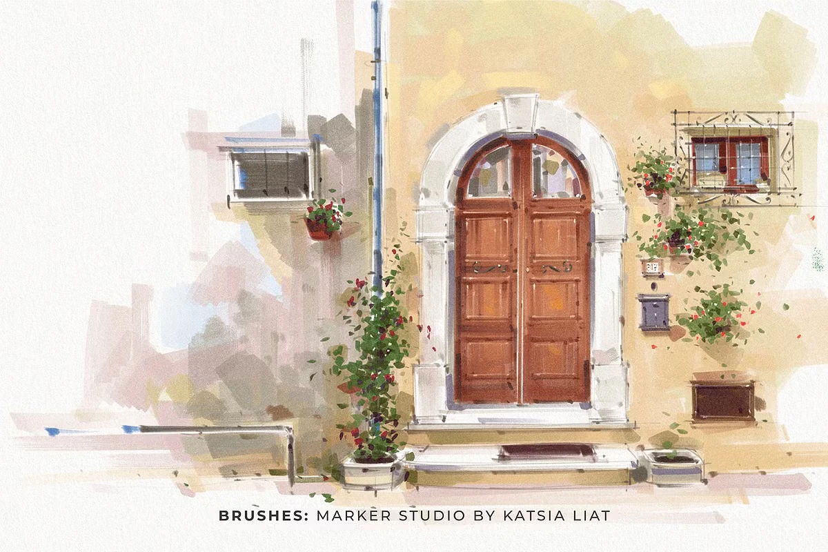 Marker Studio | Procreate Brushes 5 Marker Studio | Procreate Brushes - Image 5