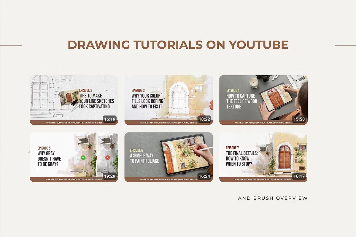 Marker Studio | Procreate Brushes 9 Marker Studio | Procreate Brushes - Image 9