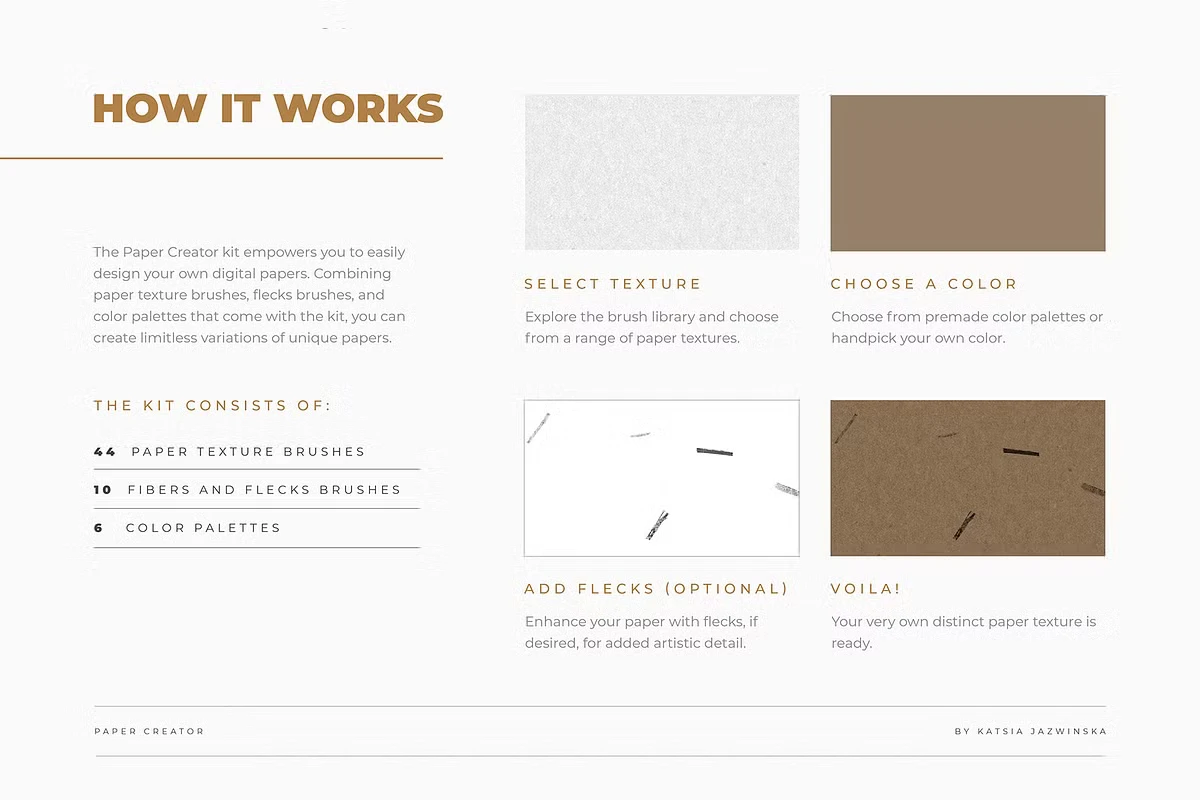 Paper Texture Procreate Brush Bundle 5 Paper Texture Procreate Brush Bundle - Image 5