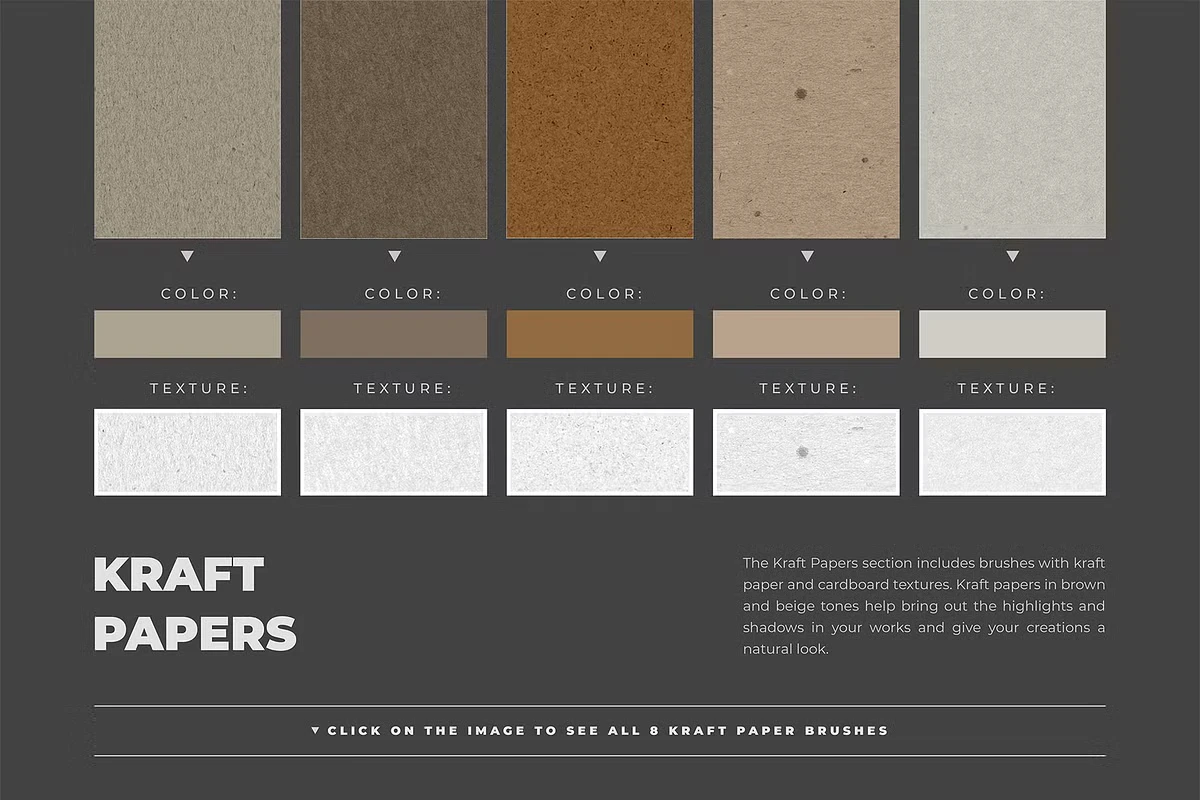 Paper Texture Procreate Brush Bundle 8 Paper Texture Procreate Brush Bundle - Image 8
