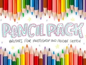 pencil pack photoshop brushes 1 299x199 1