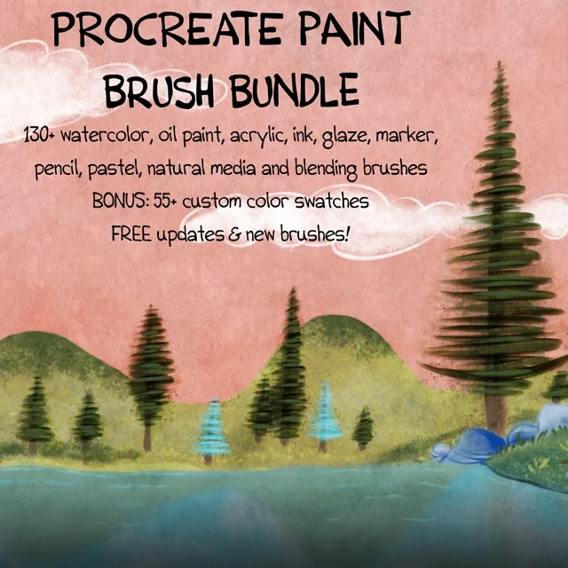 Procreate MEGAPACK XXL: 2000+ Premium Brushes incl. FREE Lifetime Updates 8 Procreate MEGAPACK XXL: 2000+ Premium Brushes incl. FREE Lifetime Updates - Image 8