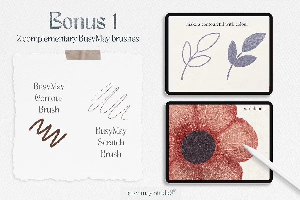 Procreate Texture Brush Set Mixed 7 Procreate Texture Brush Set Mixed - Image 7