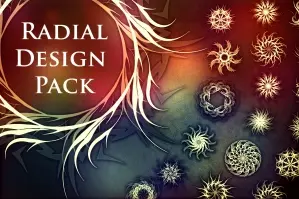 Realistic Watercolor Brushes – PS 4 radialdesign 299x199 1