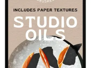 studio oil brushes for procreate