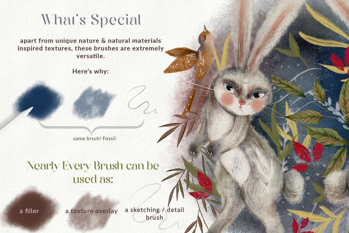 Texture Brushes Procreate Set 8 Texture Brushes Procreate Set - Image 8
