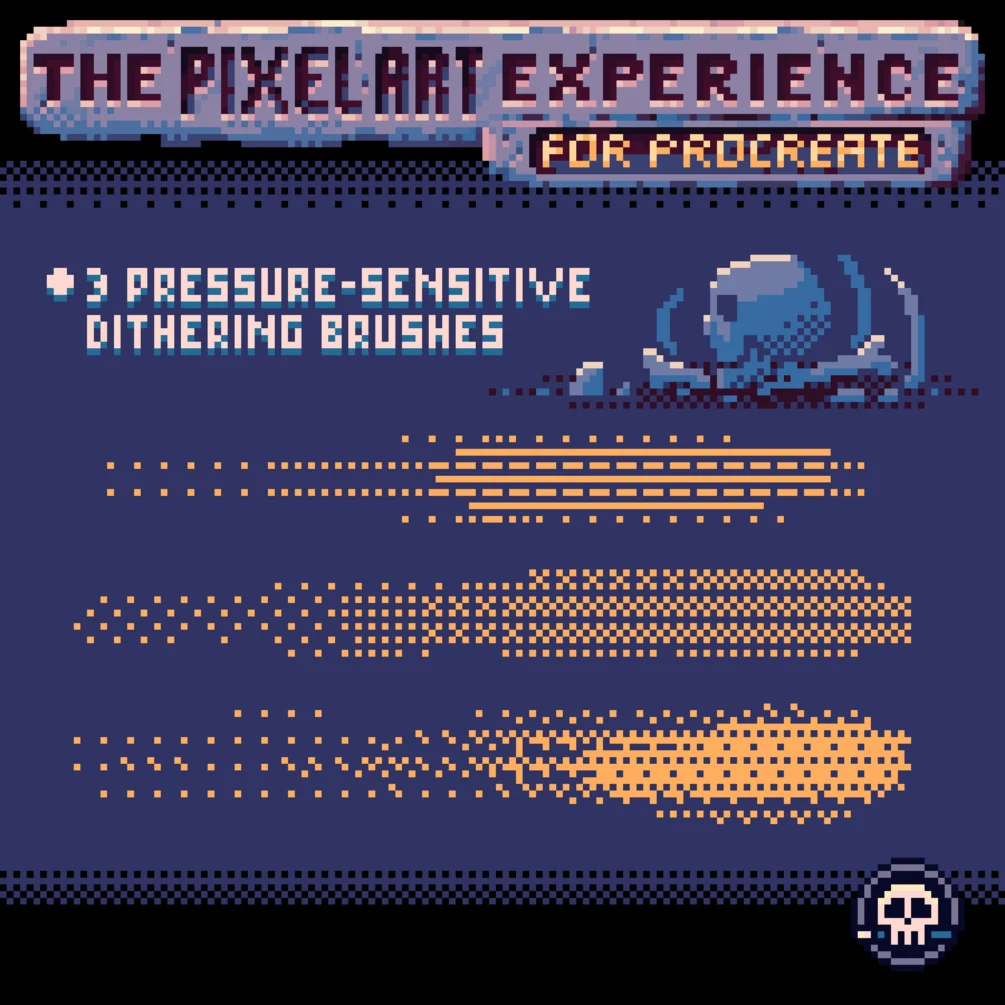 The Pixel Art Experience Brush Set for Procreate 6 The Pixel Art Experience Brush Set for Procreate - Image 6