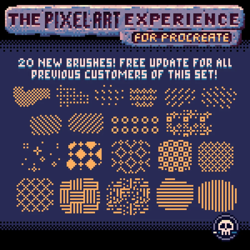 The Pixel Art Experience Brush Set for Procreate 8 The Pixel Art Experience Brush Set for Procreate - Image 8