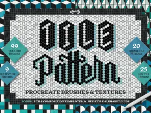 tile pattern procreate brushes01