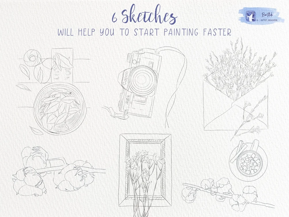 True Watercolor - digital watercolor brushes for Procreate 16 True Watercolor - digital watercolor brushes for Procreate - Image 16