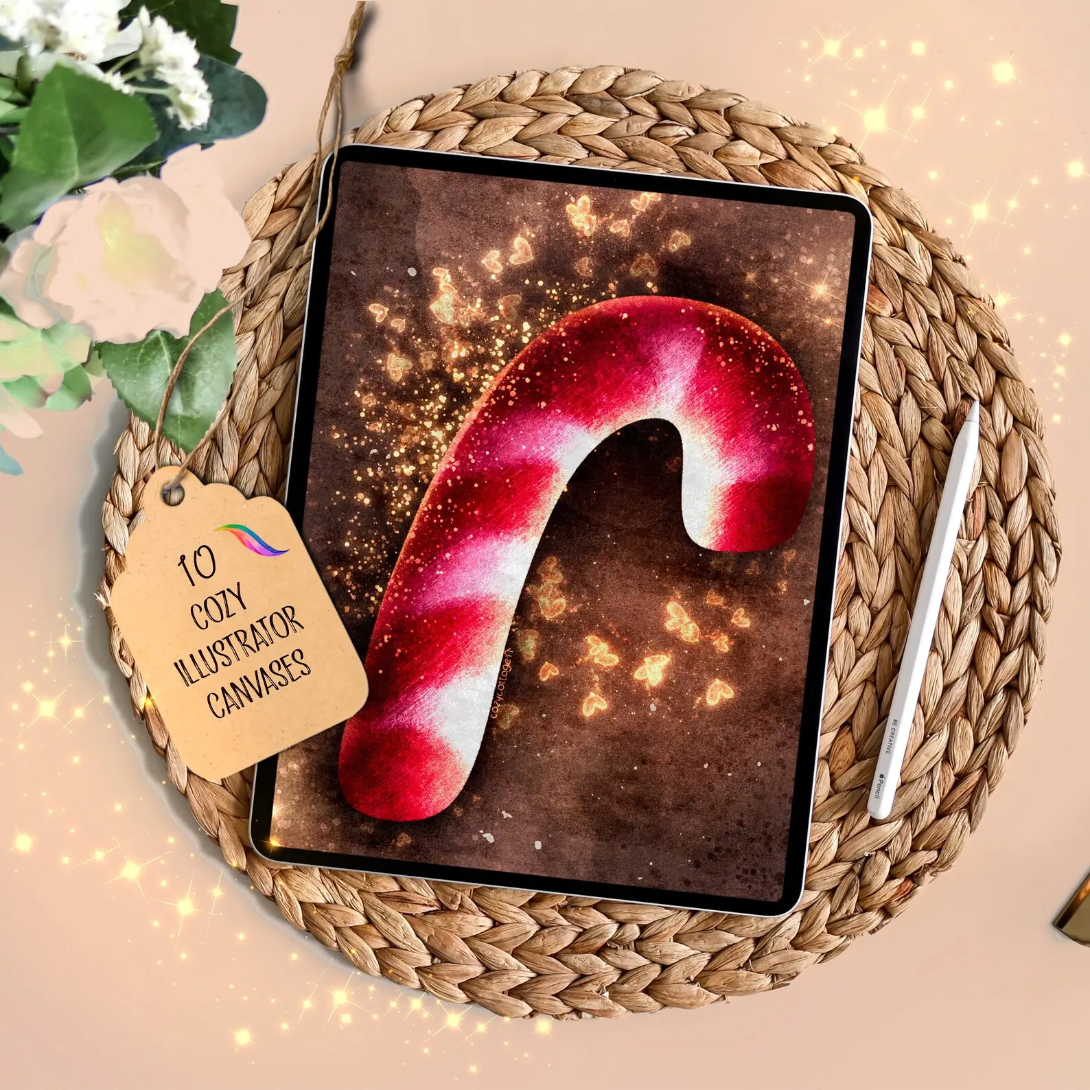 10 Premium Cozy Illustrator Canvas for Procreate 7 il 1588xn.4350154151 8zog