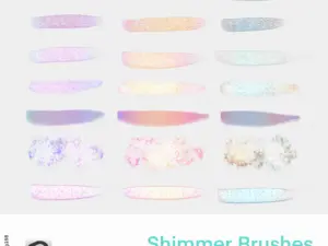 csp shimmer brushes by gojijung158
