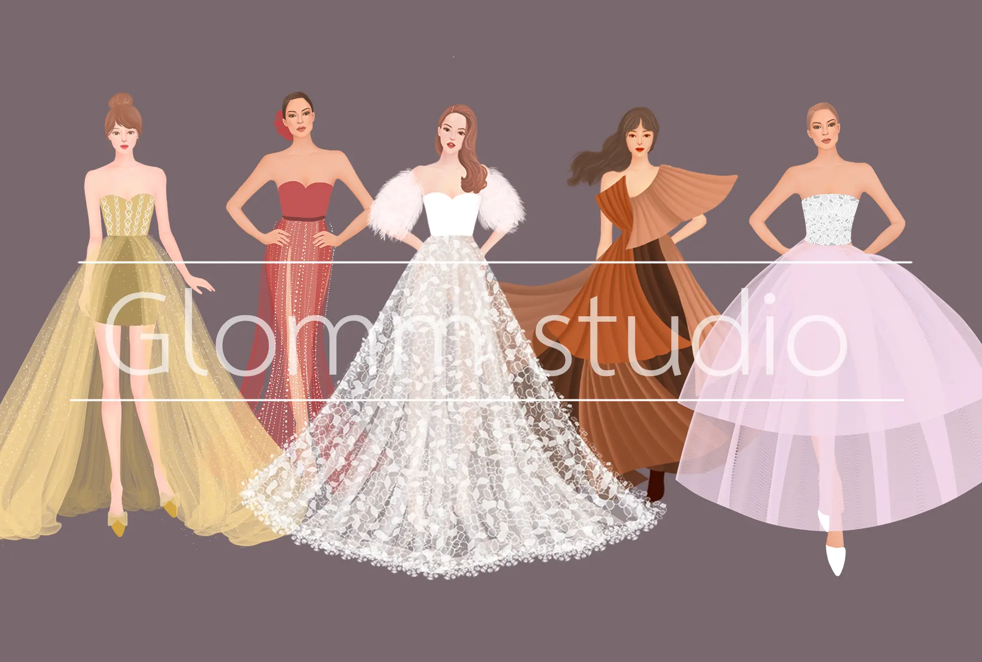 Glomm Fashion Brushset for Procreate (80 brushes+8 free models in png) 9 glm 1