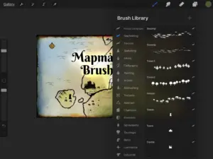 mapmaking brushset for procreate 1