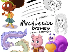 mitch leeuwe brushes video tutorial
