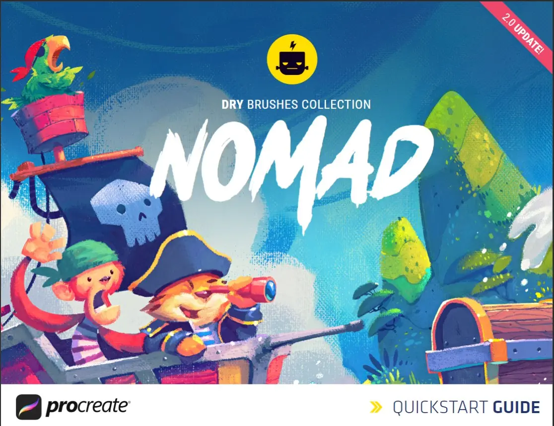 Nomad V.2 - Brush Pack for Procreate 2 nomad 2 procreate 1