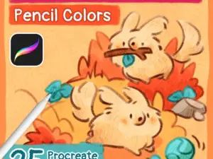 procreate brushes vol.8 pencil colors