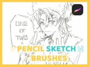 procreate pencil sketch brushes1