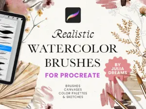 realistic watercolor brushes first image