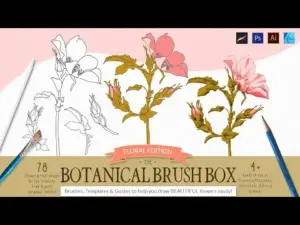 the botanical brush box procreate 10