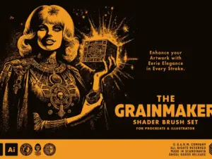 the grainmaker shader brushes for procreate