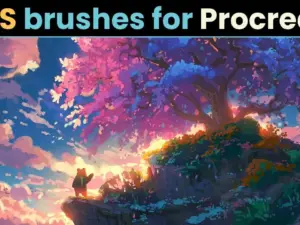 the oil brush set for procreate 6