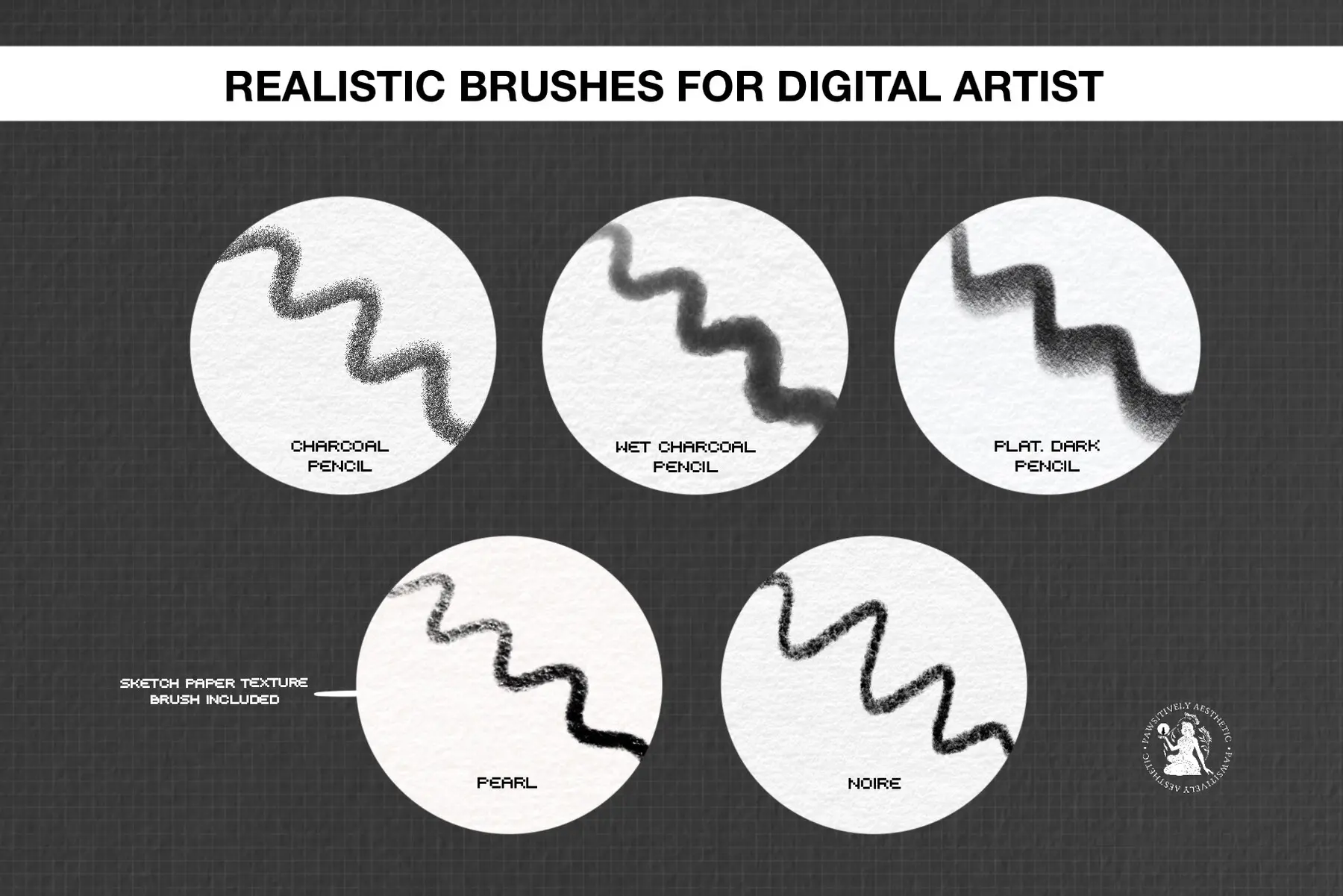 A Must Have - Realistic Pencil Brushes For Procreate, Sketching, Digital Art Brushes 4 file 68