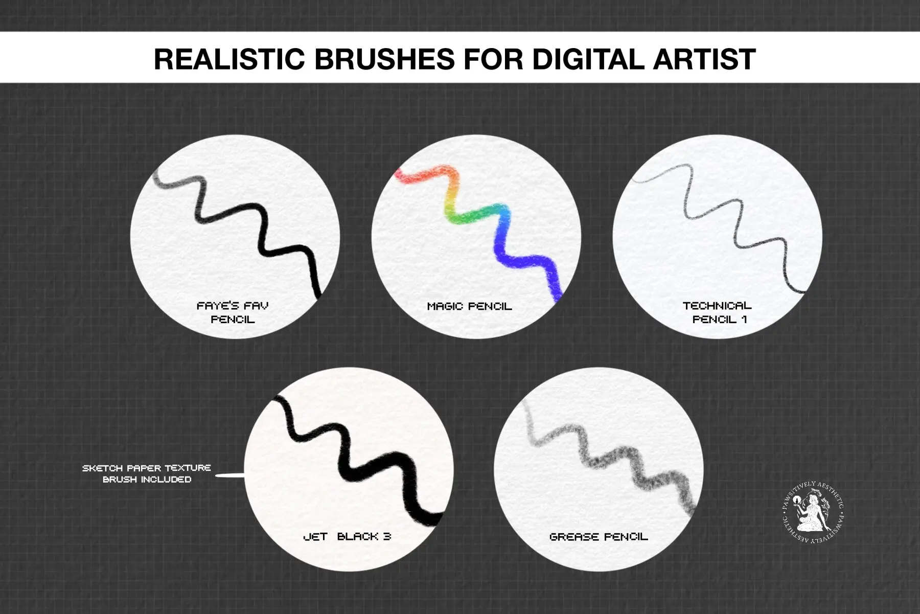 A Must Have - Realistic Pencil Brushes For Procreate, Sketching, Digital Art Brushes 5 file 69