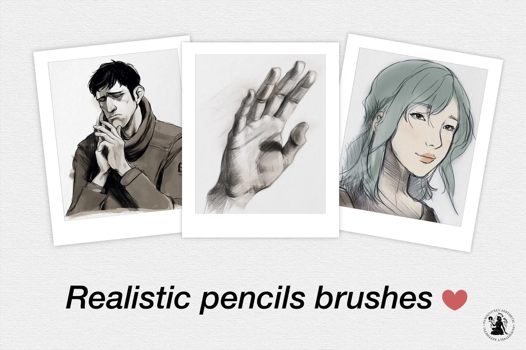 A Must Have - Realistic Pencil Brushes For Procreate, Sketching, Digital Art Brushes 6 file 70