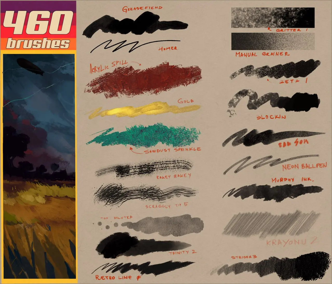 RETRO DELUXE - brushes for Clip Studio Paint 7 photo 2025 04 13 19 38 49