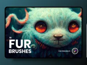 fur brushes for procreate