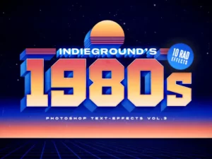 80s text effects vol.3 8877