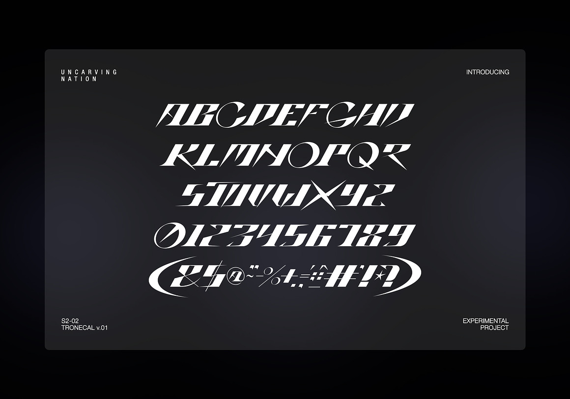 Tronecal - Display Font 5 tronecal display font2 67372
