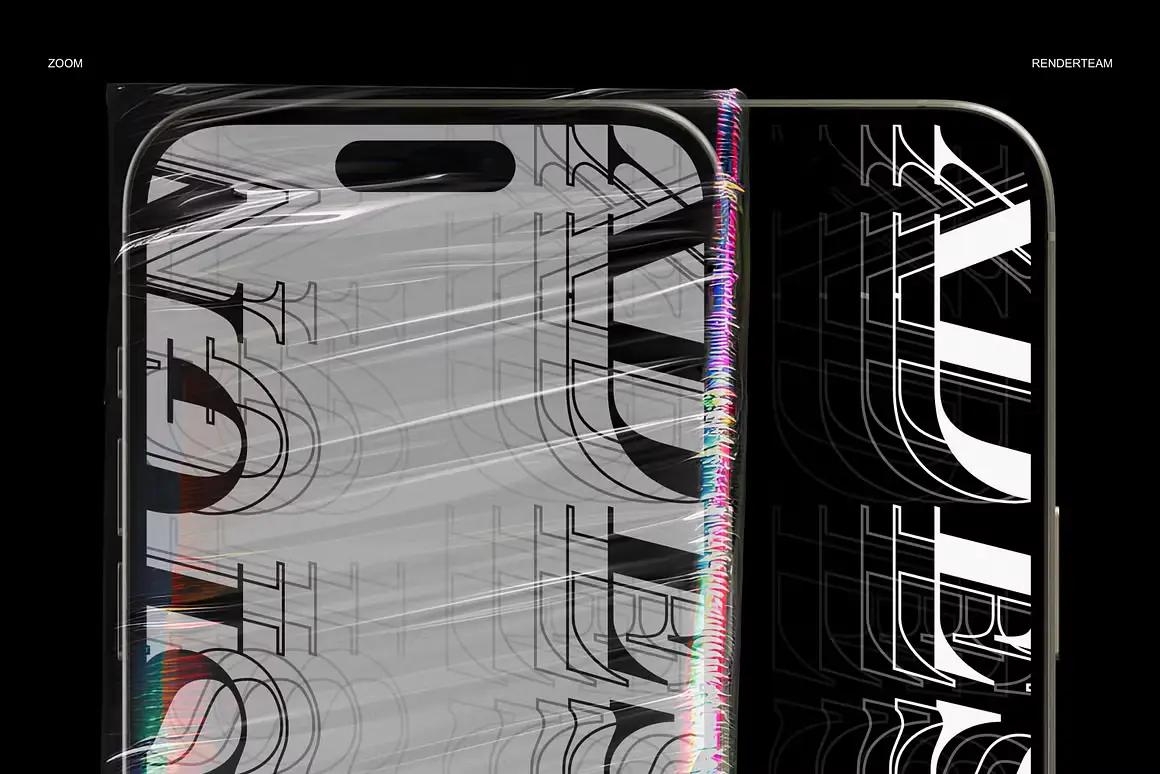 Holographic Brand Identity Mockups 8 holographic brand identity mockups08 67342