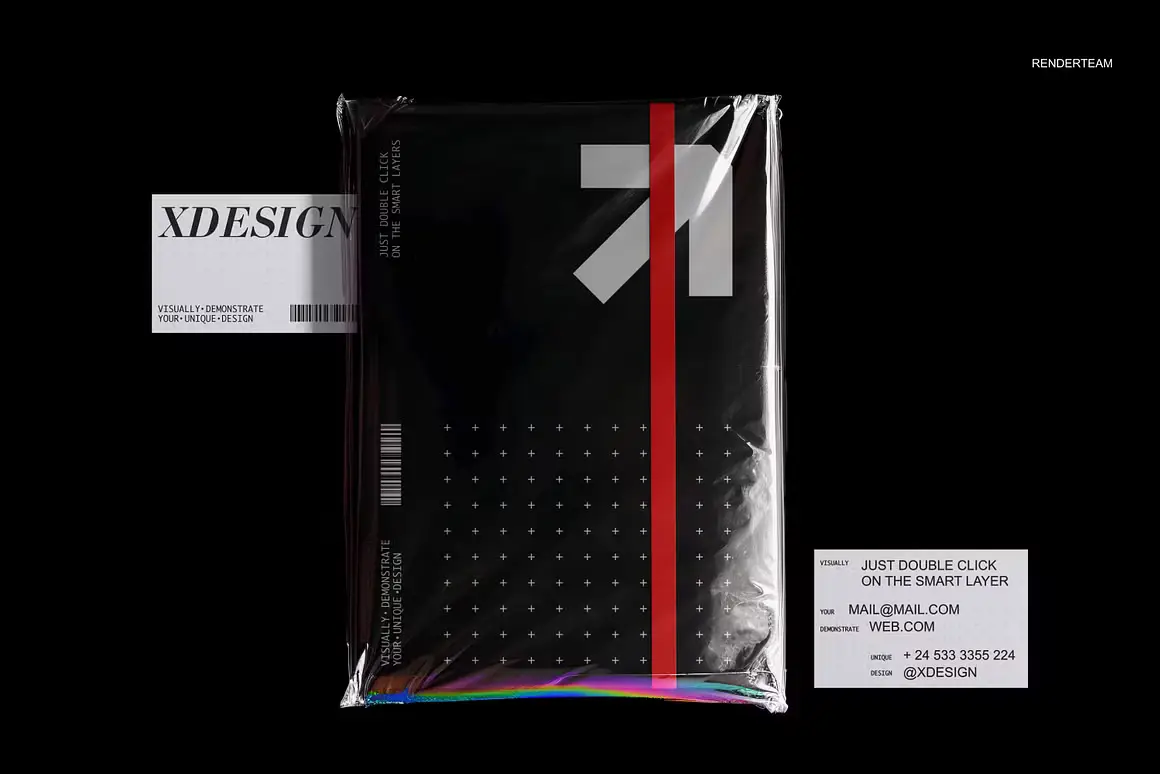 Holographic Brand Identity Mockups 5 holographic brand identity mockups11 67345
