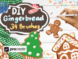 diy gingerbread brush for procreate2 73195